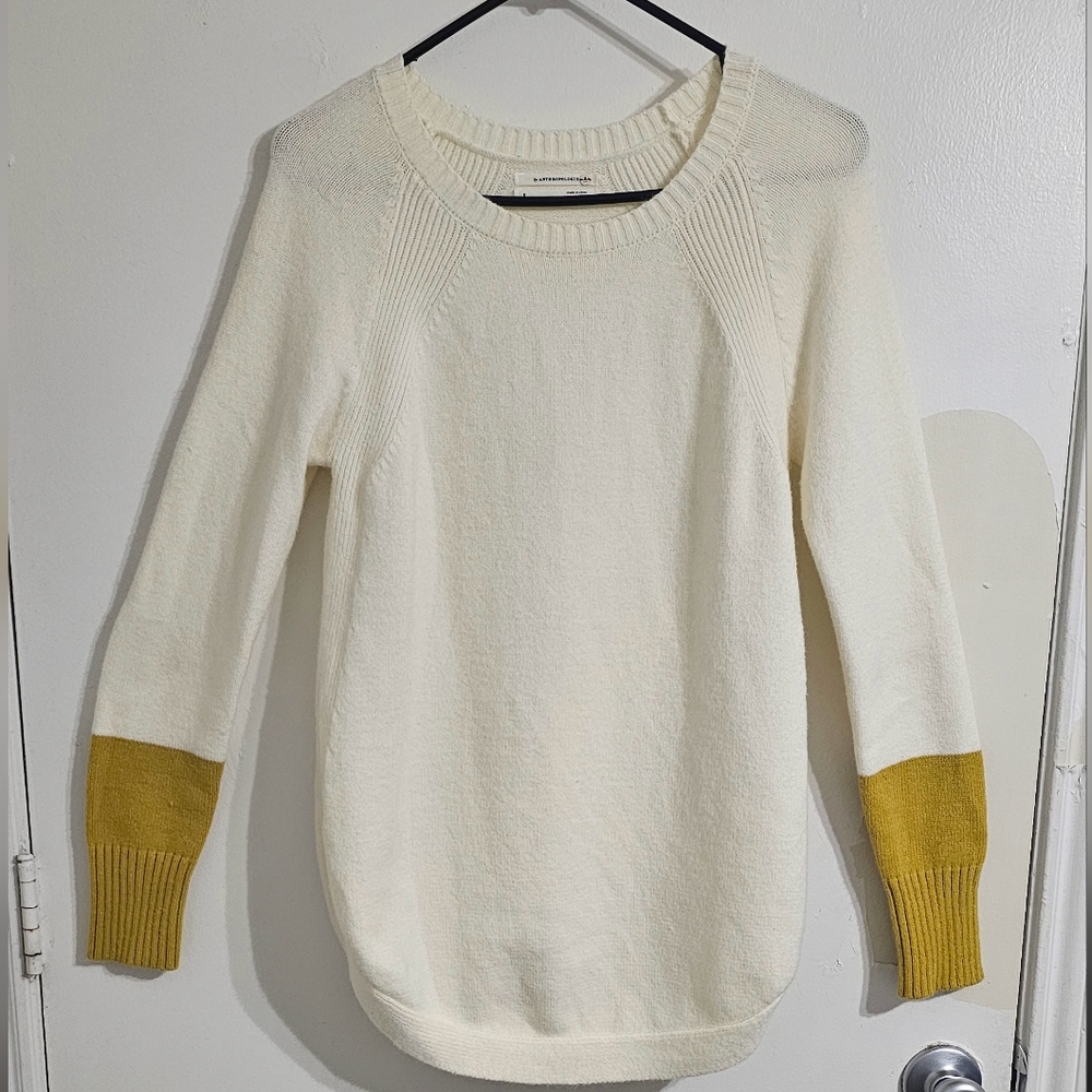 Anthropologie Rebekah Colorblock Tunic Sweater Women Small